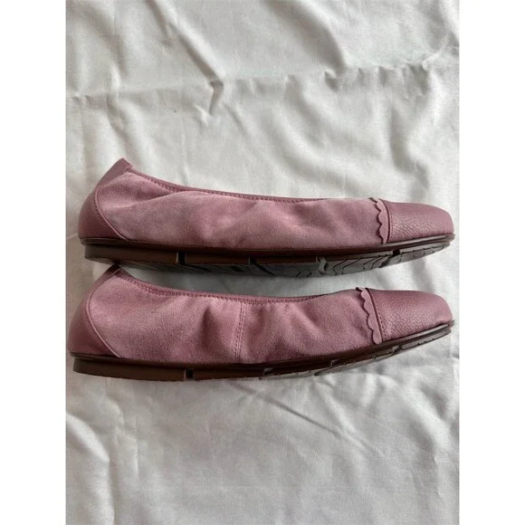 Vionic Prim Tina Women's Ballet Flats Pink Cap Toe Slip On Size 11 W NWOT - Picture 6 of 7
